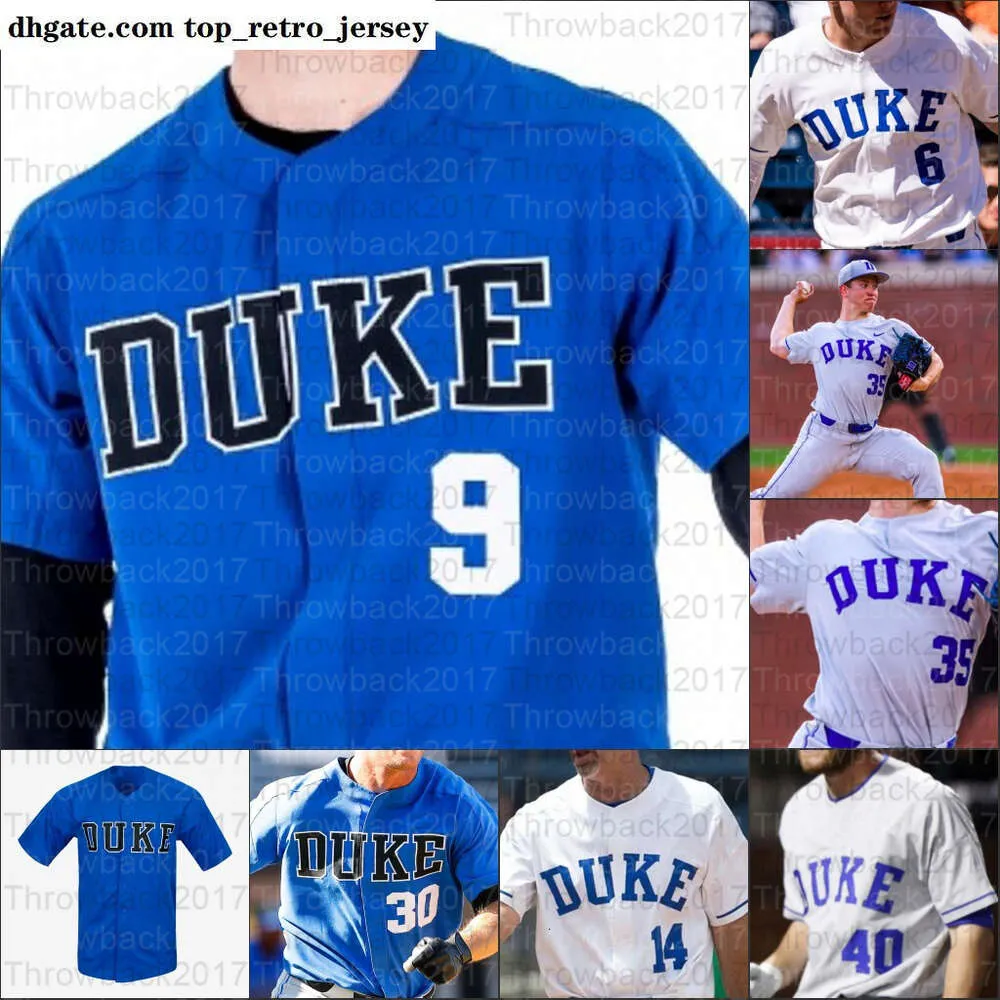 2021 NCAA DUKE COLLEGE BASEBALL JERSEYS MARCUS STRAMAMMATMER ROTHENBERG 20 MATT MERVIS 36 JOEY LOPERFIDO 31 Cooper Stinson 28 Bryce Jarvis