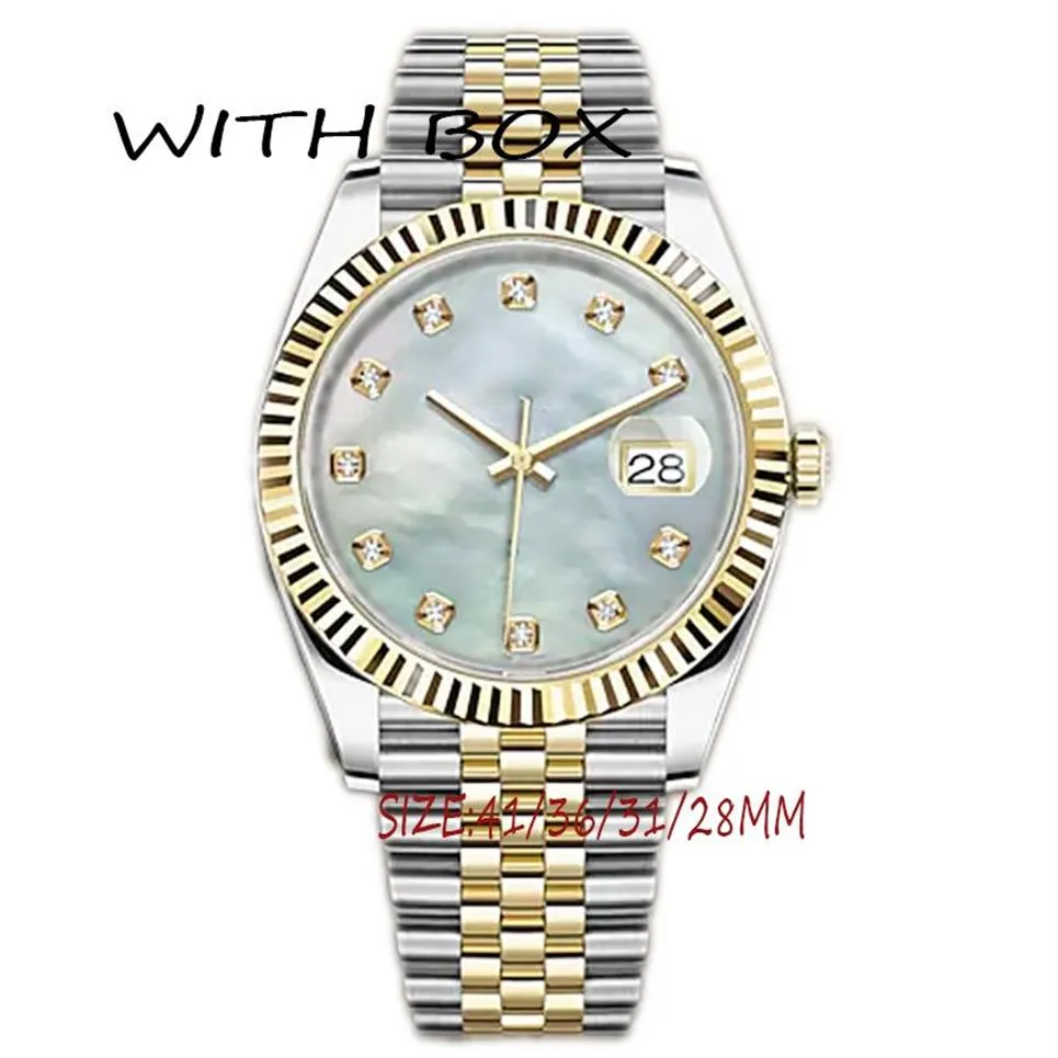 Men's Mechanical Watch Size 41mm 36mm 31mm 28mm High Precision and Durability Automatic Movement Stainless Steel Watch Ladies289l