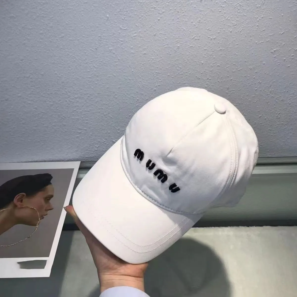 DHgate.com:MIU Drill Baseball Cap, 3D Letter, Official