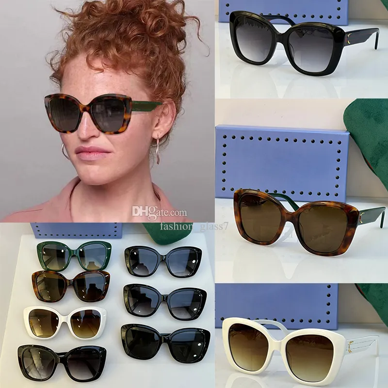 Дизайнерские негабаритные стильные солнцезащитные очки для пляжной вечеринки. Роскошные мужские и женские солнцезащитные очки для вождения Temperament, многоцветные варианты и коробки GG0860S.