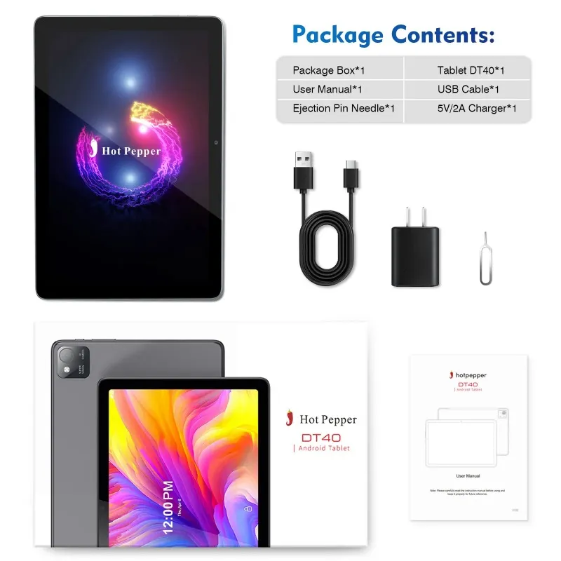 DHgate.com:Hot Pepper Tablet DT40 10.1-inch IPS Full HD 6GB