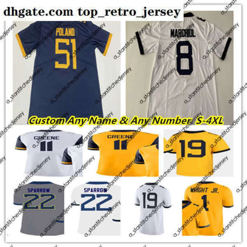 Camisa de futebol americano universitário da NCAA JT Daniels CJ Donaldson Tony Mathis Jr. Bryce Ford-Wheaton Sam James Mike OLaughlin Kaden Prather Lee