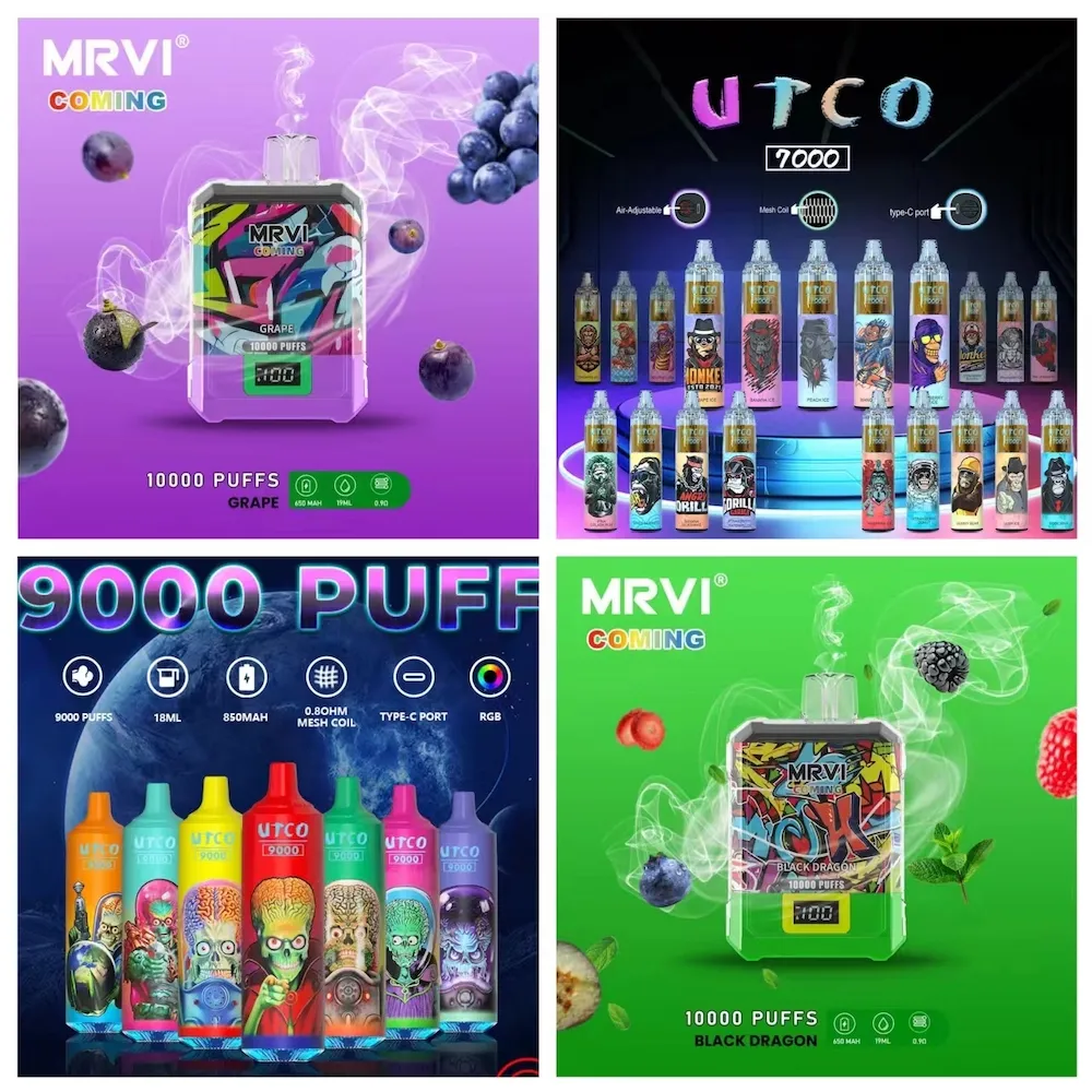 Barre Originale MRVI 10000 Puff 10k Vape Jetable E Cigarettes 10K Puff