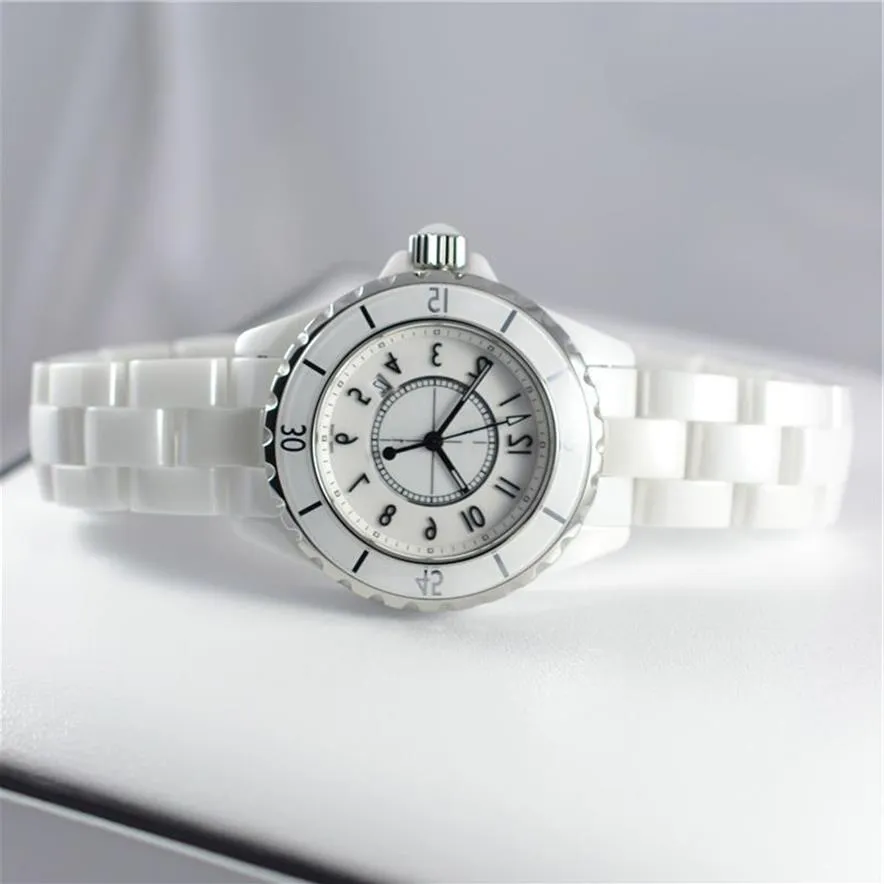 Marque de mode montre en céramique H0968 32 38mm résistant à l'eau luxe femmes cadeau montres à quartz montres haut de gamme relogio2141