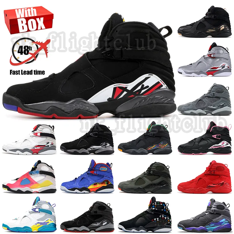 2023 Outdoor designer basketball shoes Playoff Alternate Doernbecher Valentines day Countdown Pack jumpman 8 8s Cool Grey sneakers trainers jogging TS 8s with box