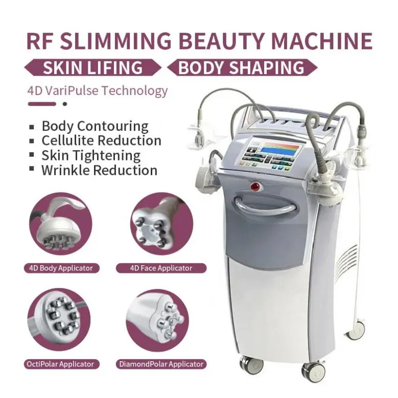 Newest Fat Burning Cellulite Reduction Anti-aging Radiofrequency Body Shape Device 4D Monopolar Weight Loss Vacuum Venus Legacy Machine