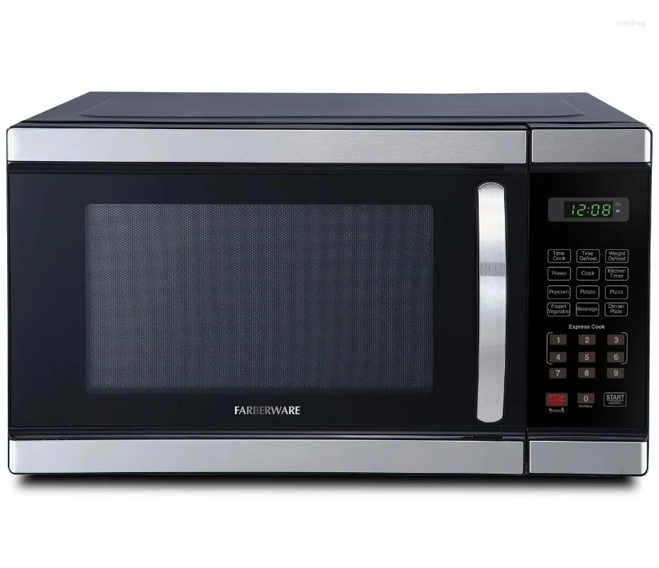 Electric Ovens Farberware Professional 1.1 Cu。 ft。 1000-WACOUNTIONTOPマイクロ波オーブンステンレス鋼