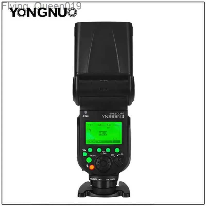 フラッシュヘッドYongnuo YN968N IIワイヤレスカメラフラッシュスピードライトマスター光スレーブHSS TTL for Nikon D750 D810 D610 D7200 D3500 D5600 D7100 YQ231004