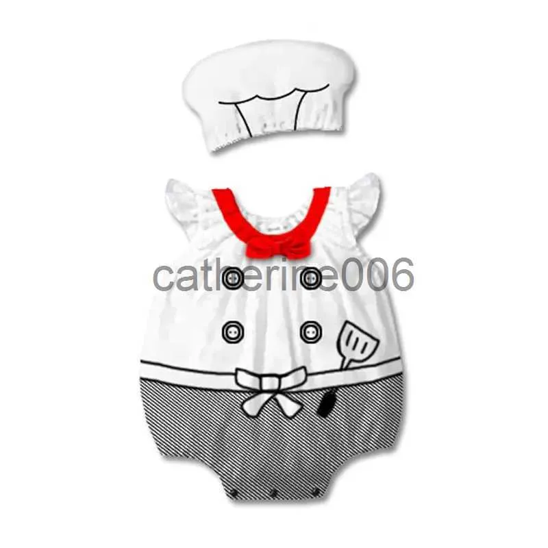 Specjalne okazje Baby Boys Cook Chef Costume Cosplay Romplay Rompers Joks dla niemowlęcia