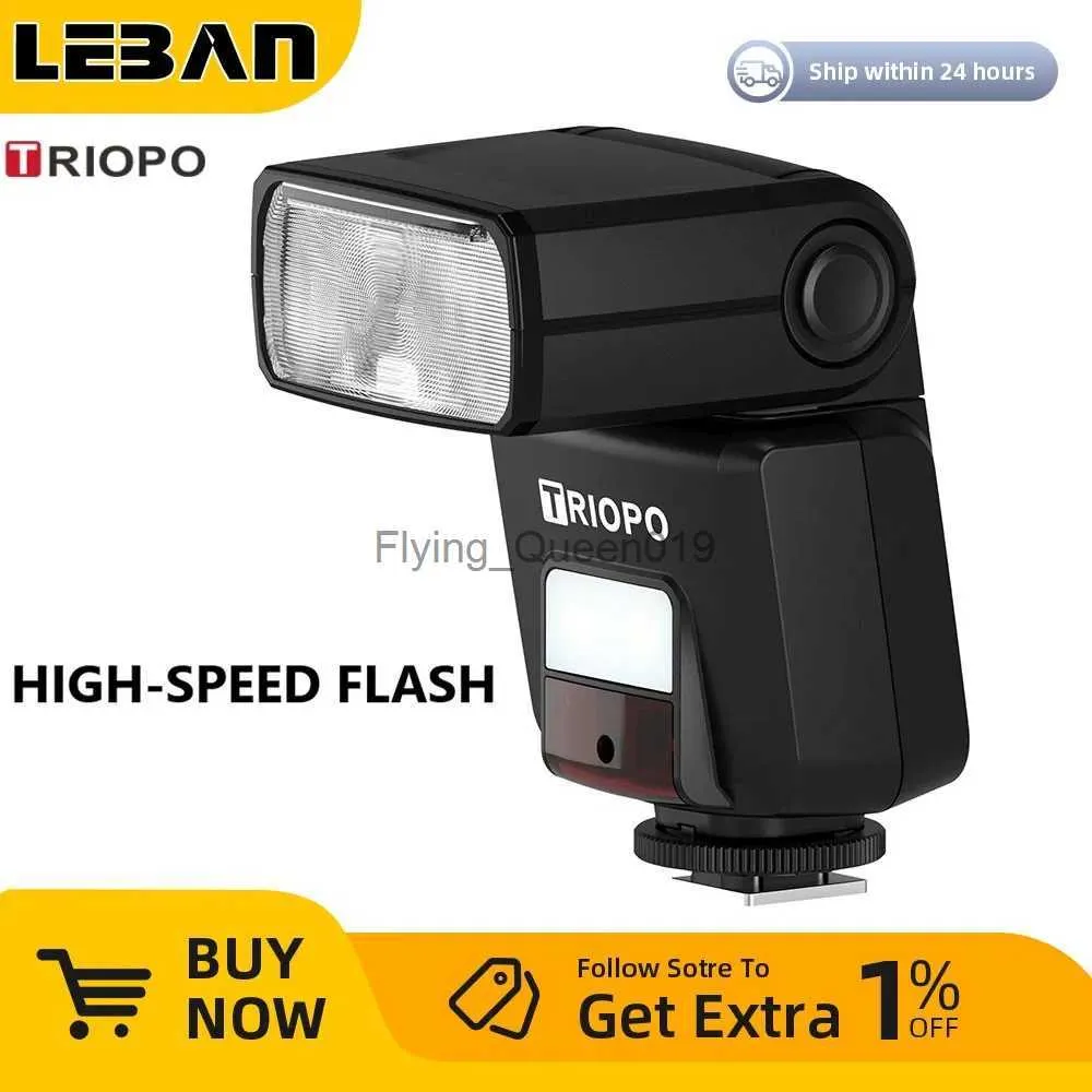 Flash Heads TRIOPO TR-350 TTL HSS High Speed ​​Sync Camera Speedlite Flash SLR Mirrorless Camera Shoe Light for Fuji YQ231003