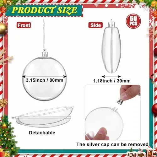 Clear Plastic Key Tags Ornaments 3 15 Inch Flat Discs For Christmas Tree  Decorations Transparent Hanging Oval Fillable Or Ornents From Hmkjhome,  $40.52