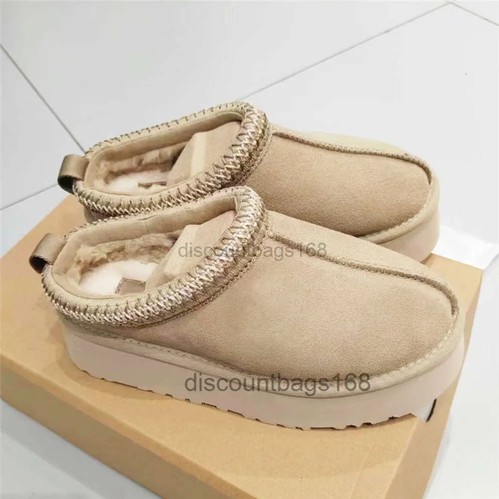 Stivali da donna firmati Australia Tasman Tazz pelle di pecora Shearling piattaforma Pantofole scarpe invernali Classic Ultra Mini scarpone da neve Pelle scamosciata Lana ugge HH