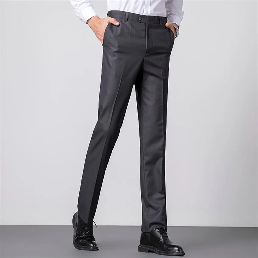 2019 moda negócios formal calças de terno masculino feito sob encomenda traje homme calças de ajuste fino pantalones de vestir hombre287l