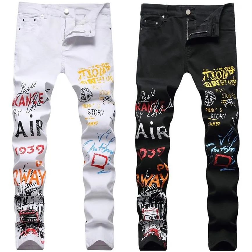 Heren Robin Jeans Casual Streetwear Hiphop Rap Skateboard Parkour Tiener Trendy Hoge kwaliteit Plus size264h