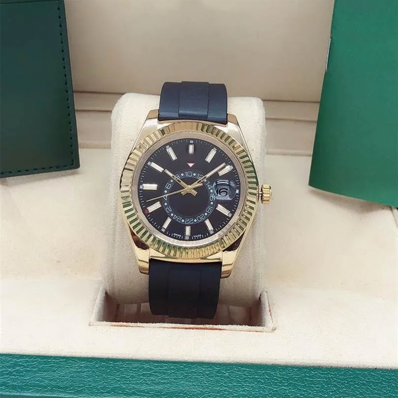 Orologio Da Lavoro Classico Alla Moda Cinturino In Caucci Da 42