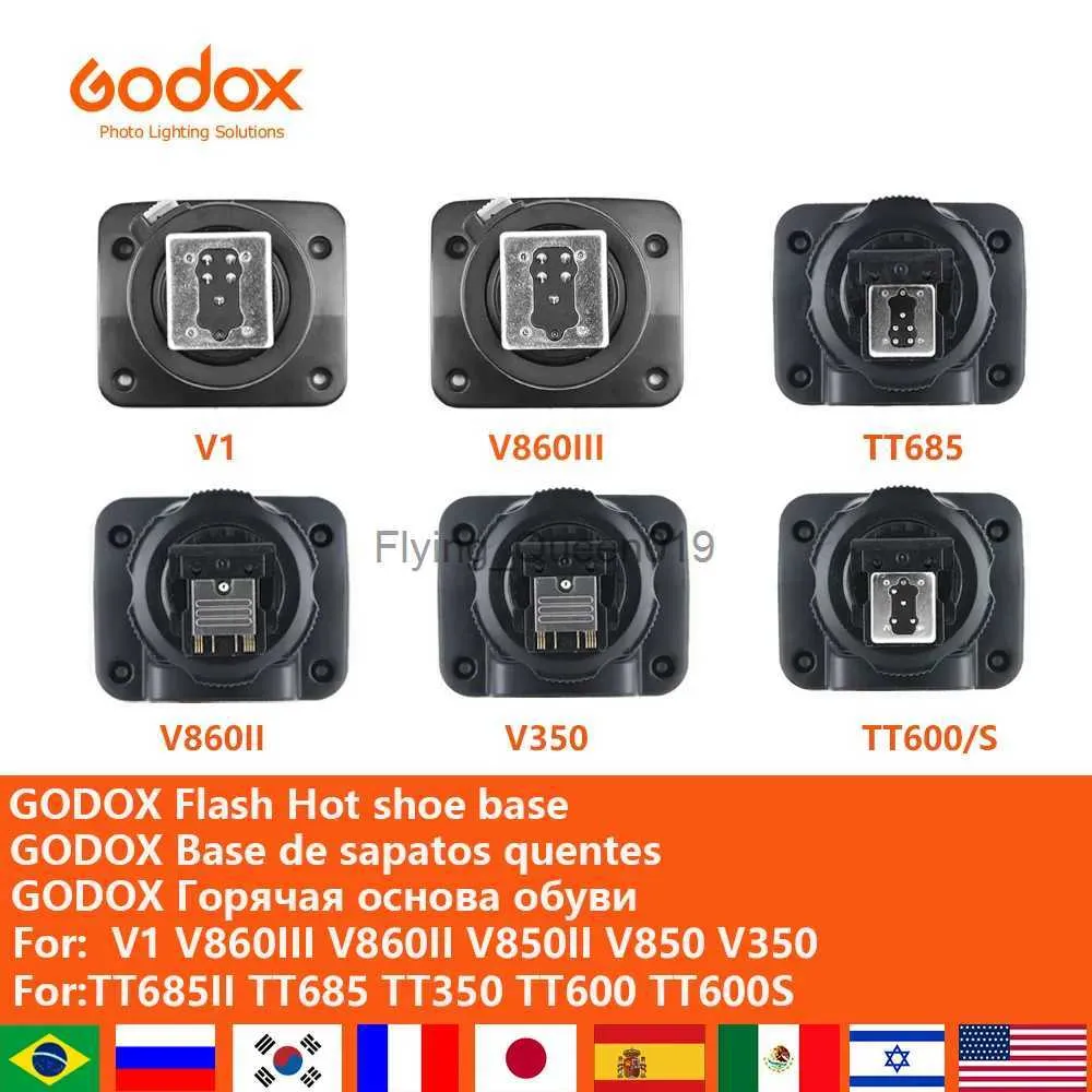 Flash Heads Godox TT600S V860III Flash Hot Shoe Ersätttillbehör Compatible SpeedLite V1 V860II V850III V350S TT685 TT685II TT350 TT600S YQ231003