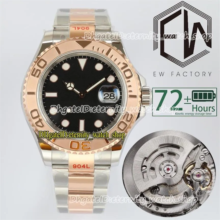 eternity YM Watches EWF 126621 Latest version TH11 5MM 72 hour power reserve Two Tone 904L Steel Bracelet And Case 3235 EW3235 Au308w