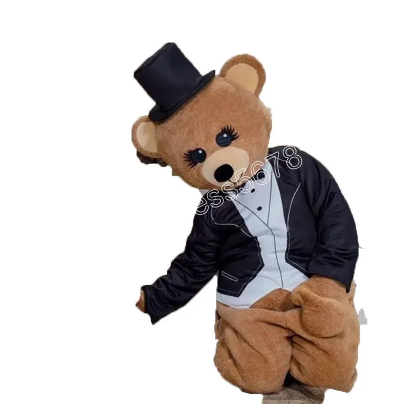 Mascotte Costume Carnevale Orso Orso Peluche Mascotte Peluche - Main Image