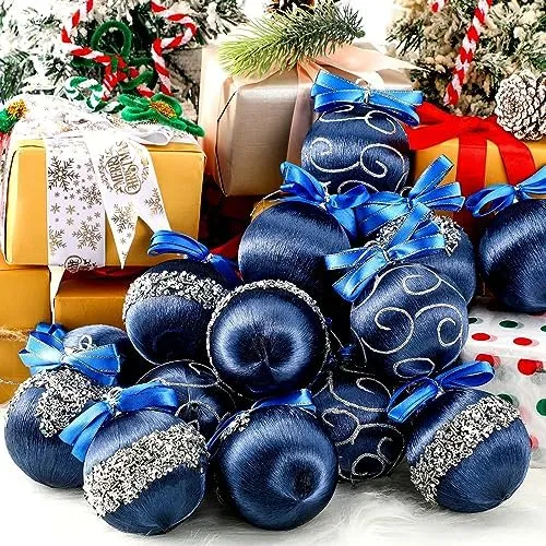 Satin christmas ball ornaments outlet