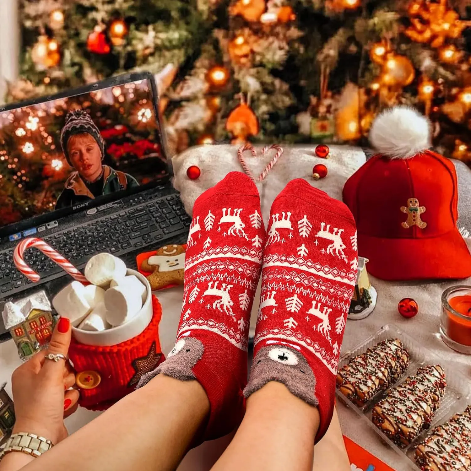 2023 Christmas Sock Advent Calendar With 24 Days Of Advent Box, Santa, Elk,  Snowman, And Tree Pattern For Kids Christmas Socks Womens From Hmkjhome,  $34.73 | DHgate.Com