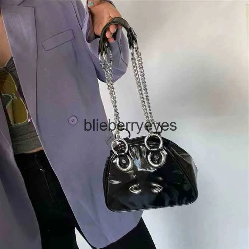 Saturno Studded Leather Shoulder Bag