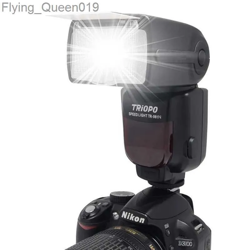 Głowice flash Mcoplus TR-981 TTL Flash Speedlite dla 450D 60D 70D 80D 550D D7100 D5300 D5200 D3200 D3100 D90 DSLR Camera YQ231004