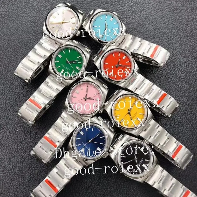 Women Dress Watches Automatic Cal 3230 Women's 36mm Yellow Green Red Ladies Watch Mens EW 904L Steel 126000 ETA Midsize Unise255i