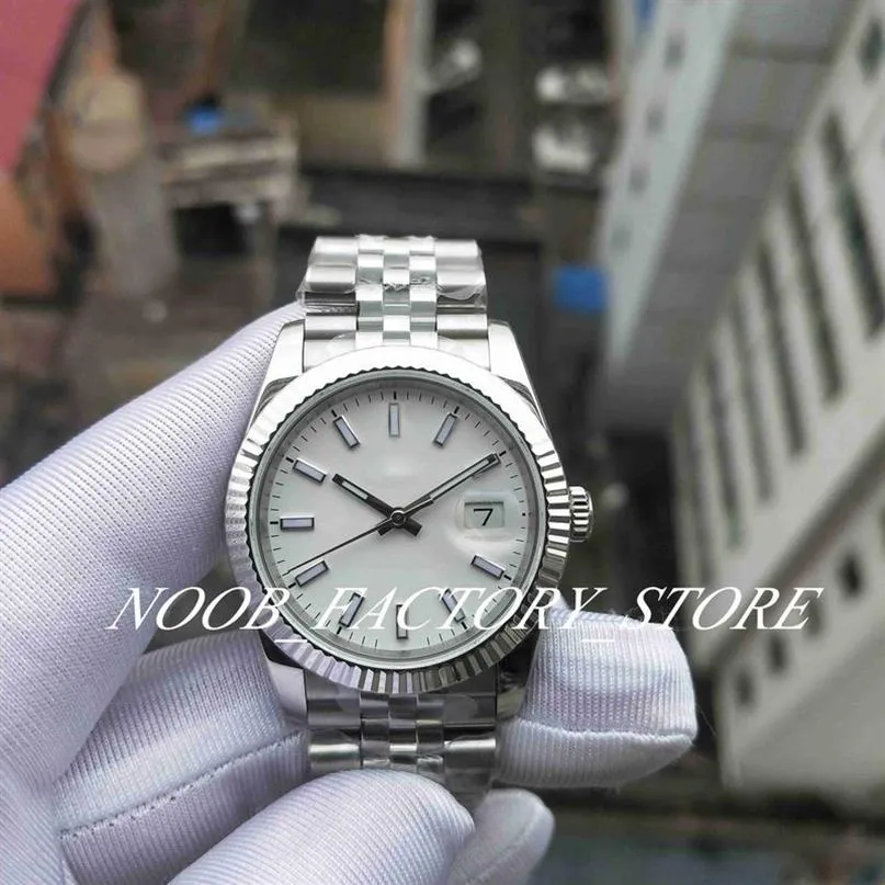 Fabryka S Watch 2 Kolor Super BP zegarki Classic 2813 Automatyczny ruch 36 mm niebieski biały pasek pokrętła stali nierdzewne Case282z