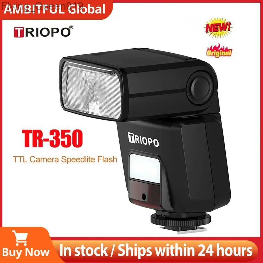 TRIOPO TR-350 TTL HSS Camera Flash Speedlite High Speed Sync, Wireless  Triggering, Ideal for DSLR Mirrorless Cameras