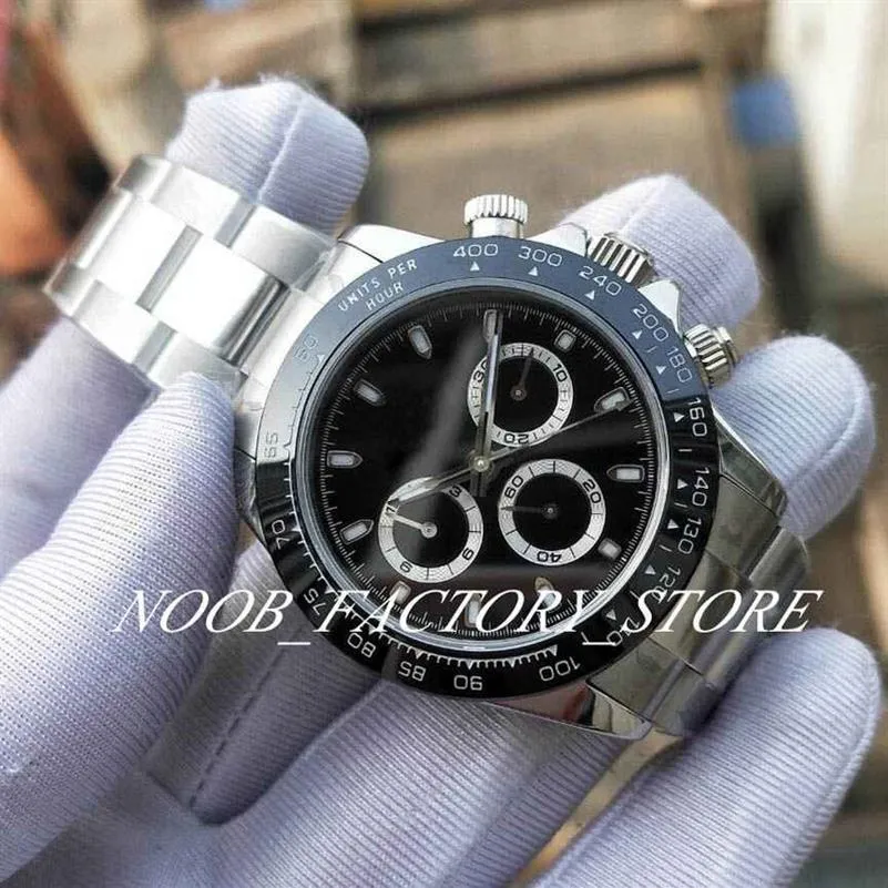 Men Size Watch 5 Style BP Fabryka ceramiczna pokrętła ramki 40 mm Cal 7750 Automatyczny ruch Automatyczny Supphire Sapphire Glass D250E