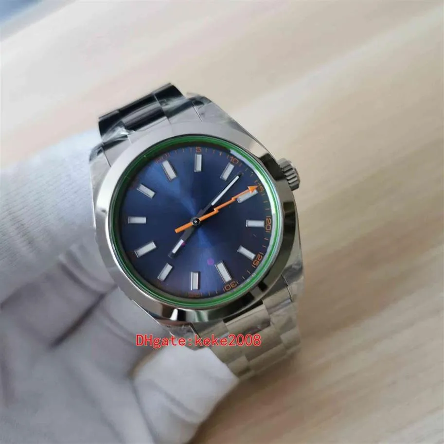 Orologi da uomo BP di alta qualità 2813 Movimento 40mm 116400 Sapphire 316L in acciaio inossidabile Blu Carlatura blu Luminescente meccanico Automatico274D274D