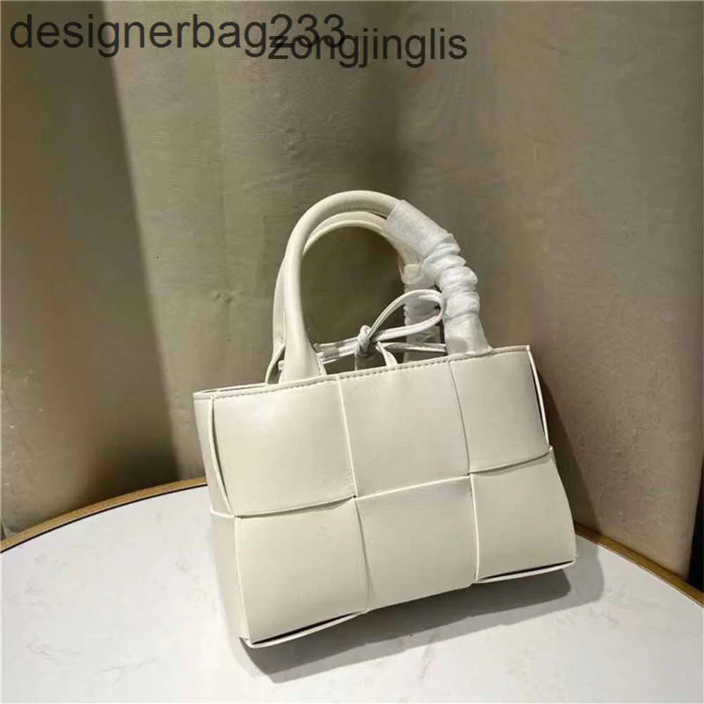 Totes High Botteega Spring Bag Single 2023 Cowhide Venata Knitted Bags Quality Leather Shoulder Acro Crossbody Handbag EYR5