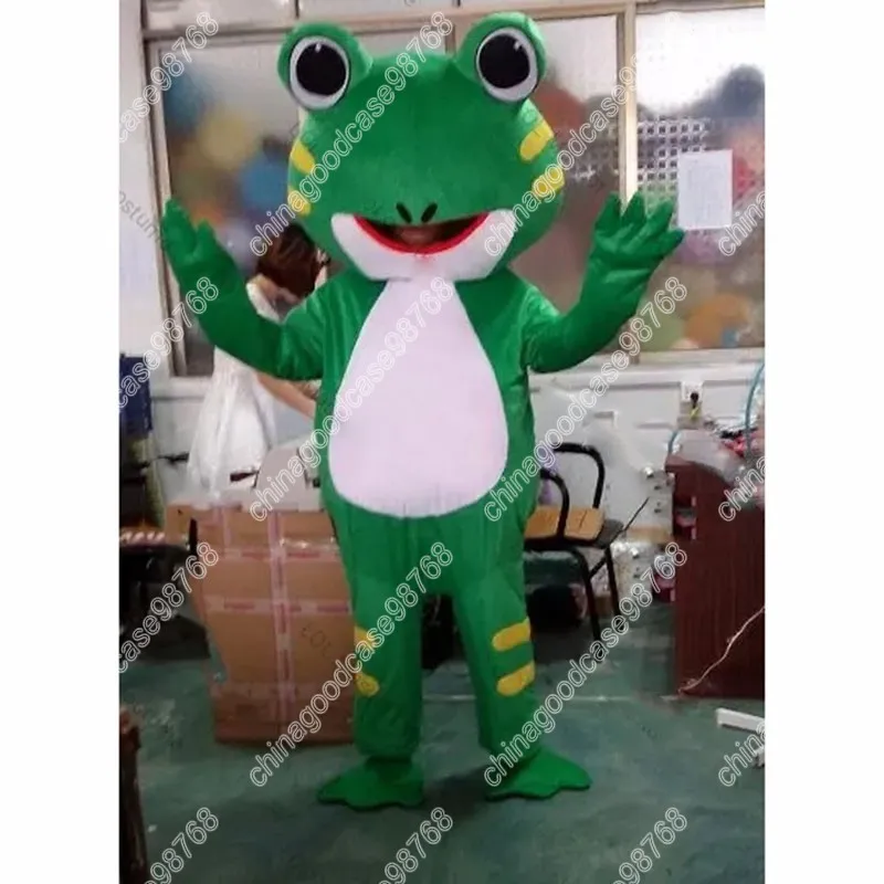 2024 Hot Sale Frosch Maskottchen Kostüm Anime Karneval Performance Bekleidung Ad Apparel Kleid