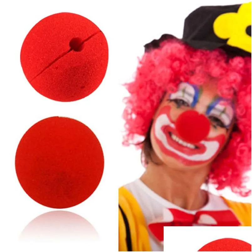 Autres événements Fournitures de fête Nez Mousse Cirque Clown Masque Comique Accessoire De Noël Costume Robe Magique Prop Drop Livraison Maison Jardin Fe Dhlwq