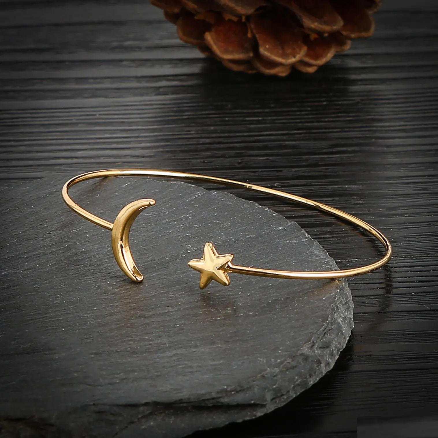 Женский браслет из бисера Sier Moon Star, специальный дизайн, дает вам уникальные тенденции, Прямая доставка, ювелирные браслеты Dhgarden Dhumz
