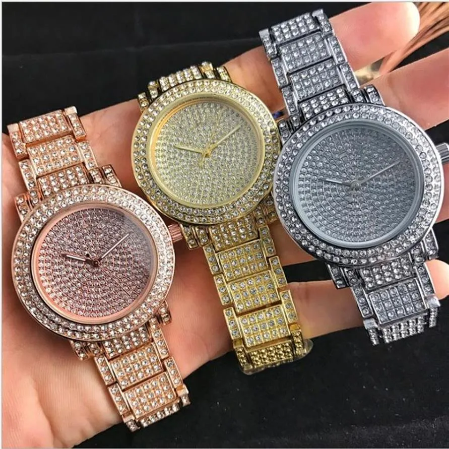 New 38mm mujer fashion Women watch full watch women simple digital Ladies dress Womens Watches Bracelet Rose Gold Clock317i