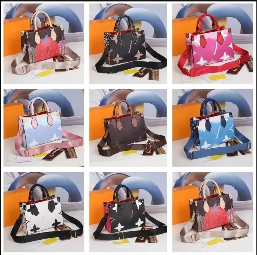 NYA 2023 Fashion Classic Bag Handbag Women Leather Handväskor Kvinnor Crossbody Vintage Clutch Tote Axel Messenger Väskor