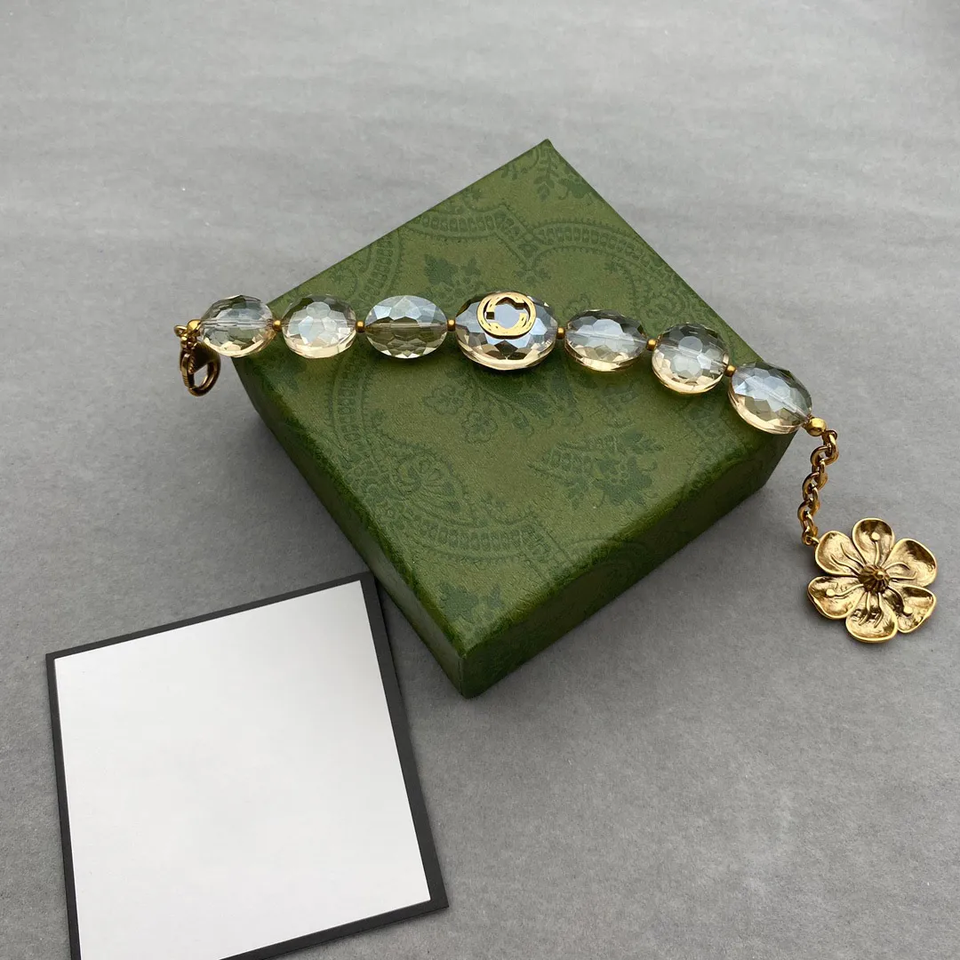 Bransoletka luksusowa kryształowa bransoletka projektant bransoletki g biżuterii prezent zaręczynowy