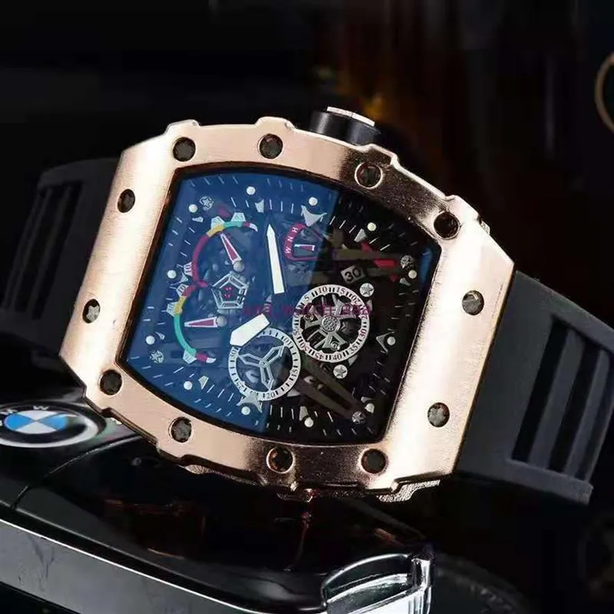 202M2 Nowa Mens Watch Top Brand Luksusowa Watchews Męska kwarc Automatyczne zegarek DZ Male Clock2531