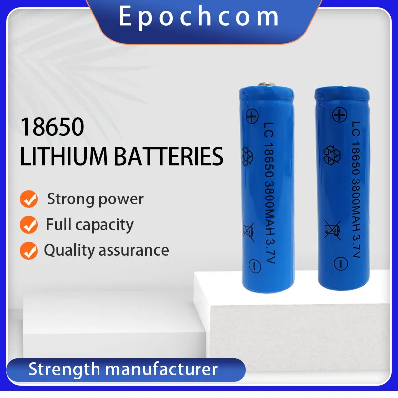 LC 18650 3800MAH 3.7V يمكن استخدام بطارية الليثيوم المسطحة/المدببة في مقص الحلاق/المصابيح الأمامية في الهواء الطلق الحلاق/المصباح الساطع وما إلى ذلك.