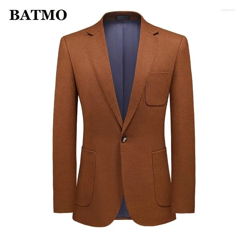 Mens Suits 2024 Arrival Autumn High Quality Plaid Casual Blazer Men