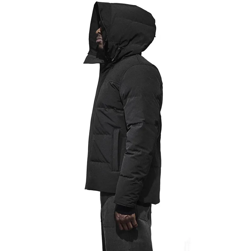 Populära vinterhemkläder mångsidiga utomhus Mens Heritage Down Jacket Black Label Designer Jacka Luxury Puffer Jackets Men Canadian Hommes Parkers