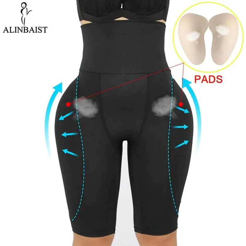 Vrouwen Butt Lifter Shapewear Taille Buik Controle Lichaam Ondergoed Shaper Pad Controle Slipje Nep Billen Lingerie Dij Slimmer Y20309D