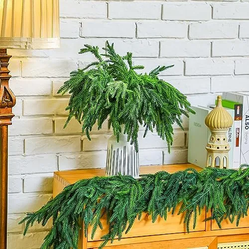 18 Inch Norfolk Pine Branches Artificial DIY Diy Dollar Tree Crafts For  Xmas From Hmkjhome, $44.28