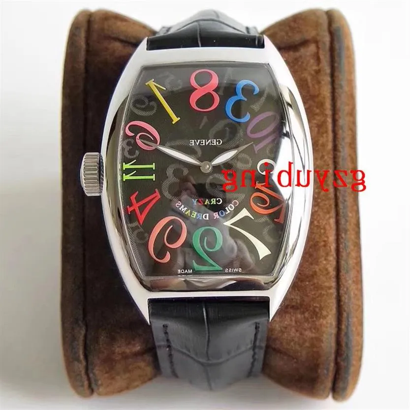 高品質の腕時計クレイジーアワー8880メカニカル自動ステンレス鋼メンズメンズレディースウォッチウォッチスワッチ243i