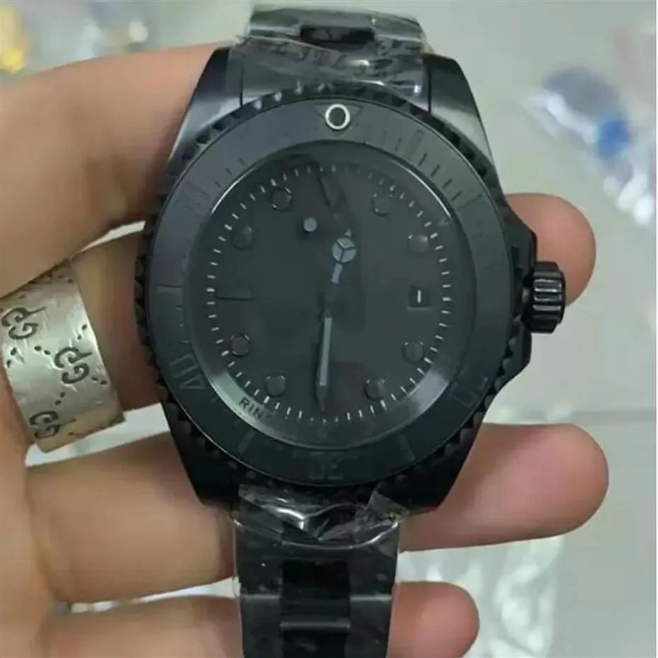 U1 Todo negro Reloj de lujo para hombre de alta calidad SEA-DWELLER Bisel de cerámica 44 mm Acero inoxidable 116660BKSO Automático Negro Cameron Diver229S