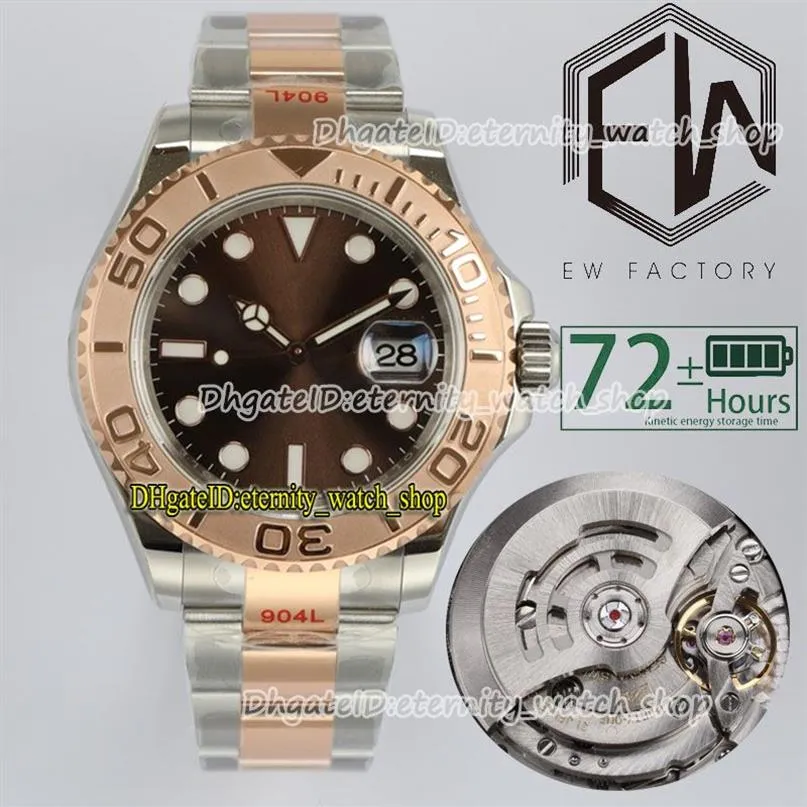 eternity YM Horloges EWF 126621 Nieuwste versie TH11 5MM 72 uur gangreserve 904L stalen band en kast 3235 EW3235 Automatisch M254B