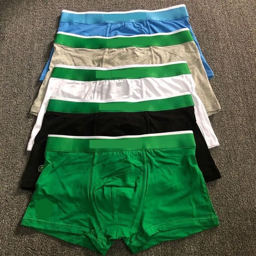 5 pièces Lot hommes Designer Crocodile caleçons boxeurs Sexy Gay hommes sous-vêtements Boxer Shorts hommes slips classiques culottes 1967