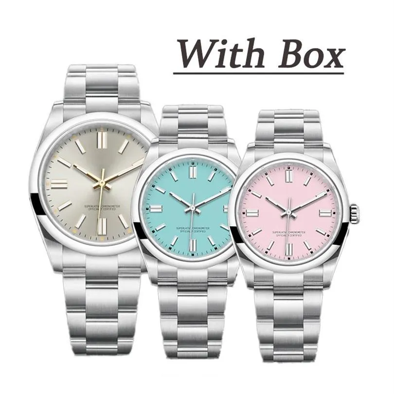 Watchbr- 41mm 36mm 31mm Style Automatic Mechanical Women Watches Bezel Stainless Steel Mens Wristwatches Waterproof Luminous Watch3359