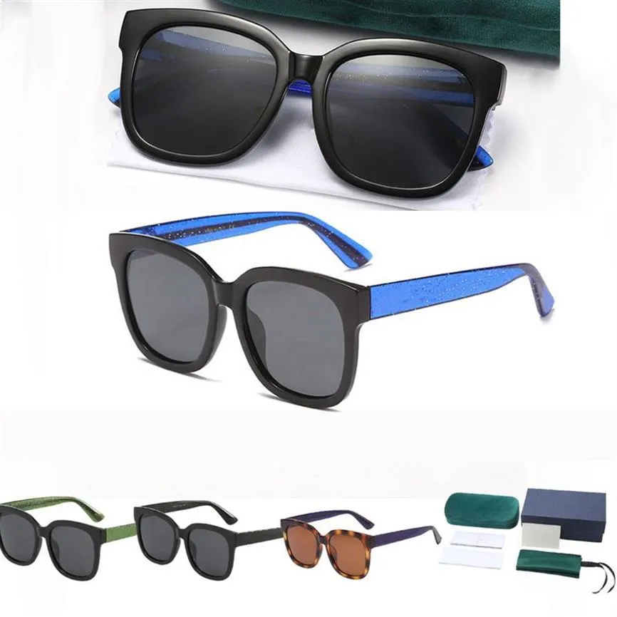 Womens Mens Summer Sunglass Bee Pattern Fashion Color Matching with Metal Letters Sunglasses 1 Set Package 5 Styles Optional270o